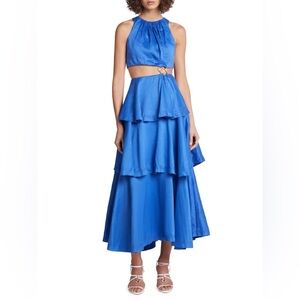 AJE - Sculptra Wave Cut-out Midi Dress
